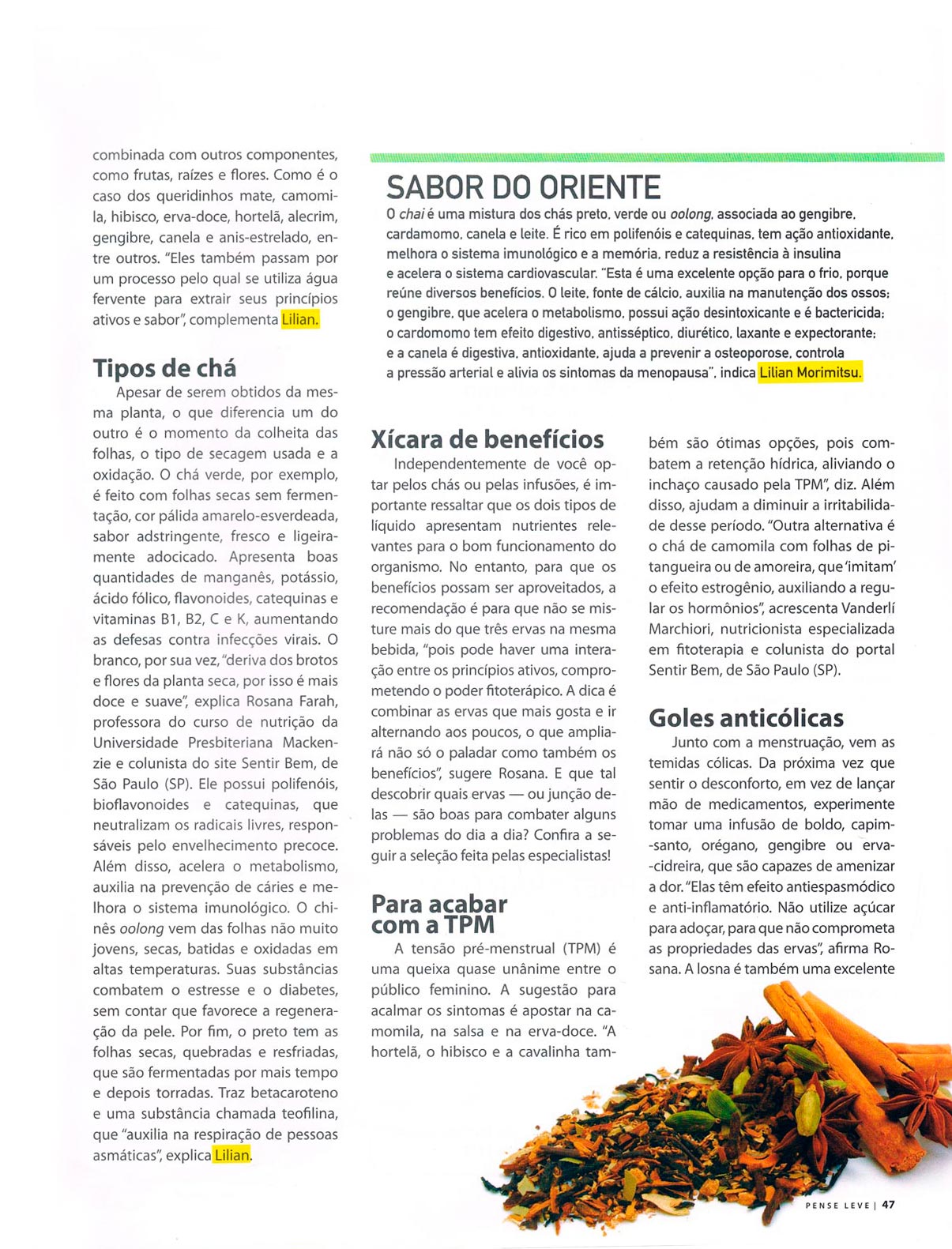 hora do chá