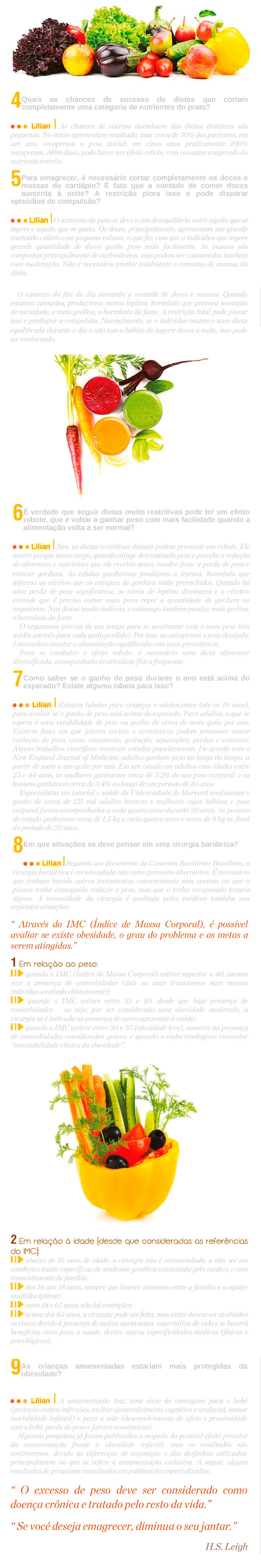 a verdade sobre as dietas