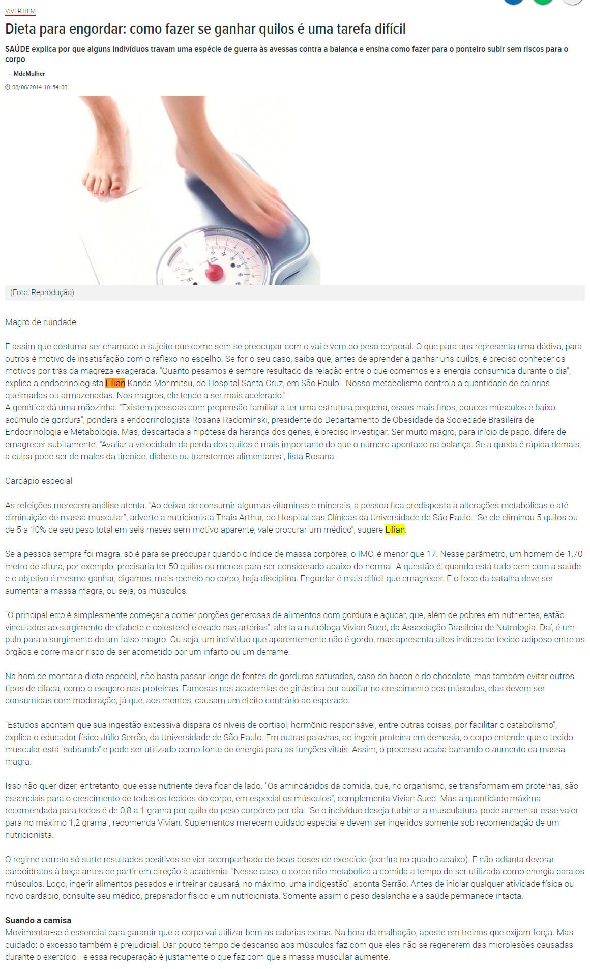 como engordar com saúde