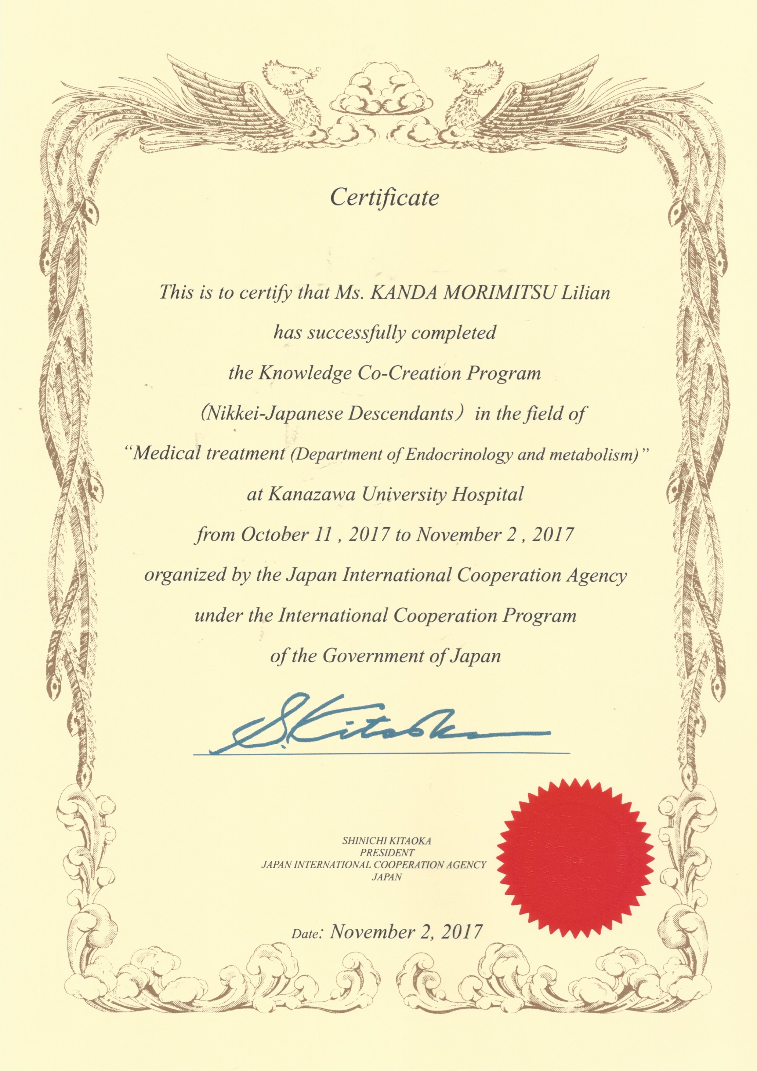 CertificadoKanazawa